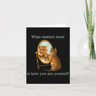 Cartão What S Most Is How You See Yourself Apparel 