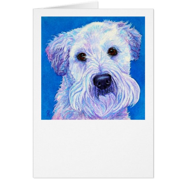 Cartão Wheaten de "Bailey" - Terrier (Frente)