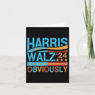 Cartão Wheimer, obviamente! Harris Waltz 2024 Eleição