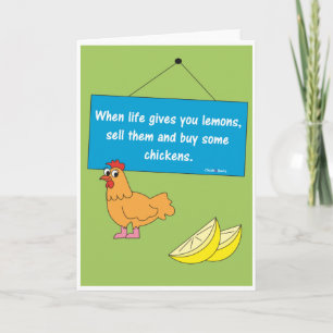 Cartão When Life Gives You Lemons - Greeting Card