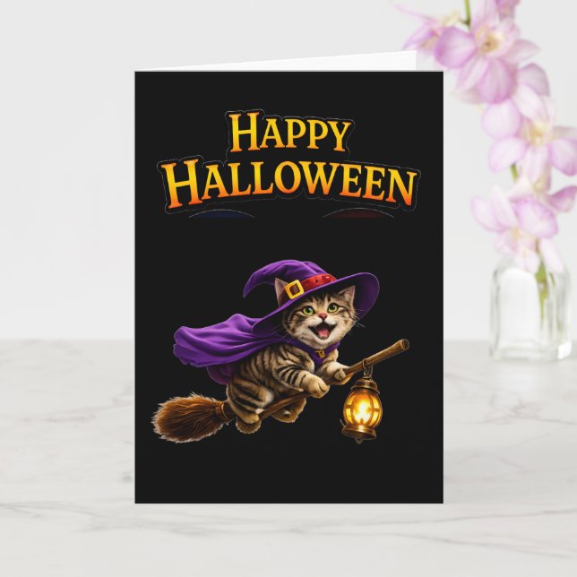 Cartão Which kitten soaring whim (Orquídea)