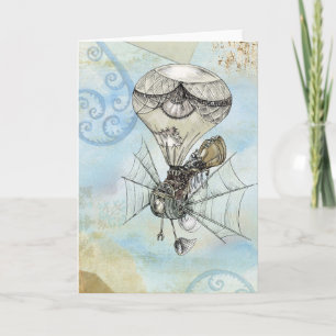 Cartão Whimiscal Steampunk Greeting Cards
