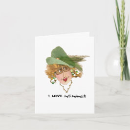 Cartão Whimsical Recansated Gal