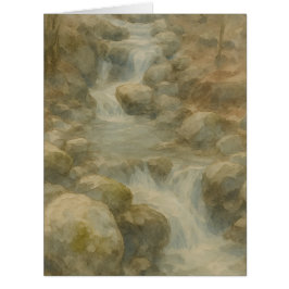 Cartão Whispers of the Stream