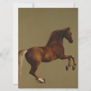 Cartão Whistlejacket o Cavalo (por George Stubbs)