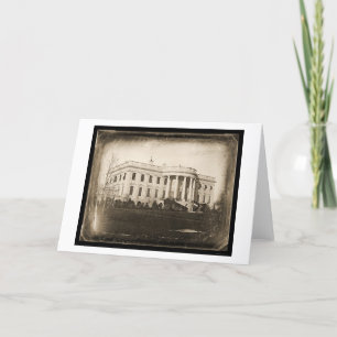 Cartão White House DC Daguerreotype 1846