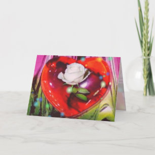 Cartão White Rose - Mother's Day Card