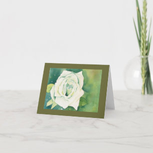 Cartão White Rose Notecard