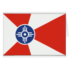 Cartão Wichita Kansas ICT Flag