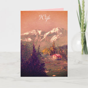 Cartão Wife Birthday Card