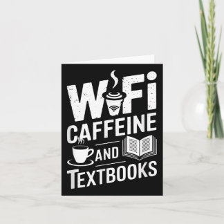 Cartão Wifi Caffeine E Textbooks