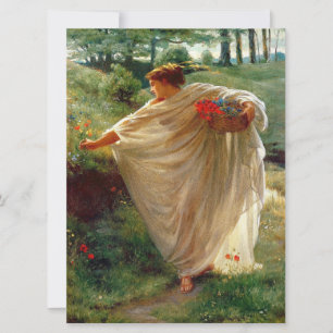 Cartão Wild Blossoms (por Edward Poynter)