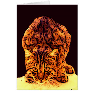 CARTÃO WILD CAT KITTEN