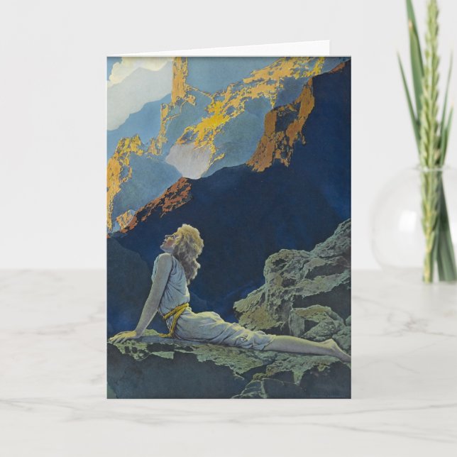 Cartão Wild Geese de Maxfield Parrish (Frente)