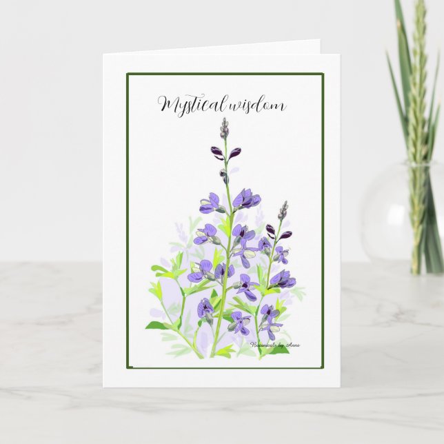 Cartão Wild Indigo (Frente)