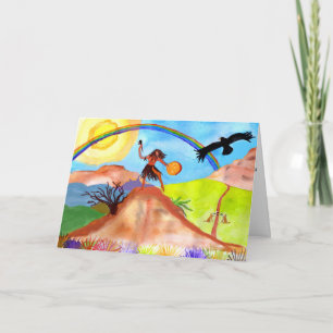 Cartão Wild -Self Shamanic Greeting Card
