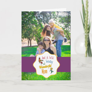 Cartão Wild Wacky Maravilhosa Mamãe Presente