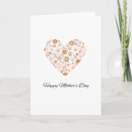 Cartão Wildflower Mothers Day Greeting Card