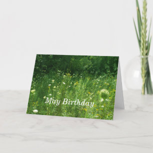 Cartão Wildflowers-May Birthday