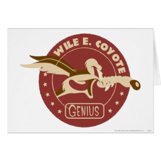 Cartão Wile E. Coyote Genius