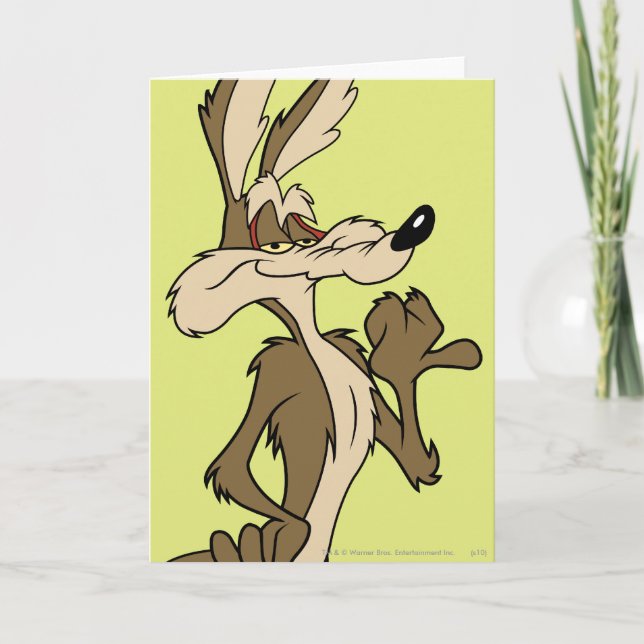 Cartão WILE E. COYOTE™ Orgulhoso (Frente)