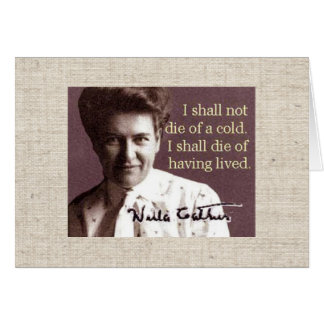 Cartão Willa Cather