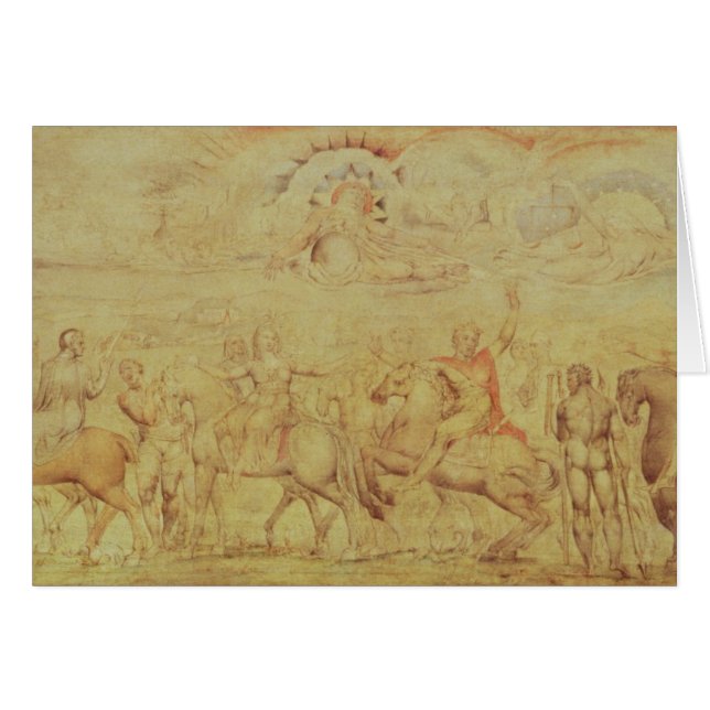 Cartão William Blake | Faerie Queene (Frente Horizontal)