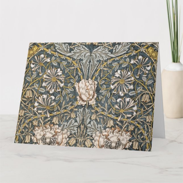 Cartão William Morris - a arte de William Morris (Frente)