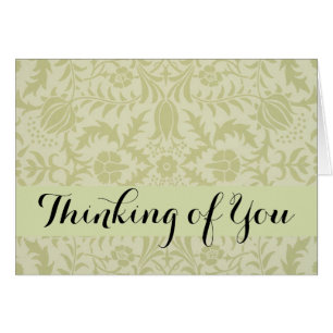 Cartão William Morris Borage Wedding Soft Green