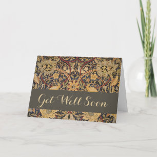 Cartão William Morris Bullerswood Faux Tapeçaria