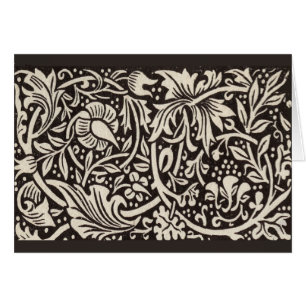 Cartão William Morris Daffodil Floral Wallpaper