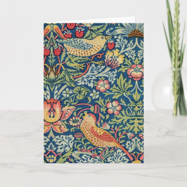 Cartão William Morris - Ladrão de Morango (Frente)