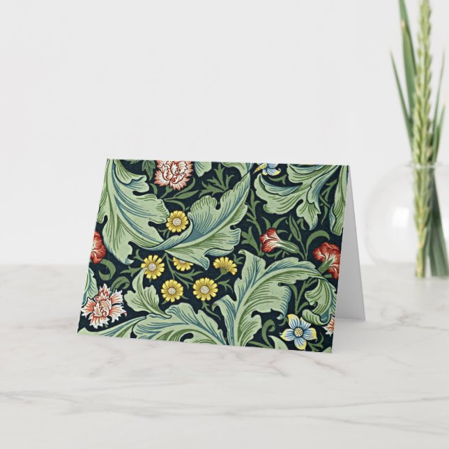 Cartão William Morris - Leicester (Frente)