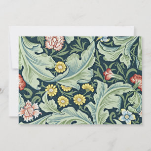 Cartão William Morris - Leicester vintage design floral