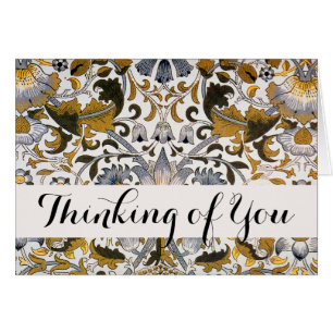 Cartão William Morris Lodden floral