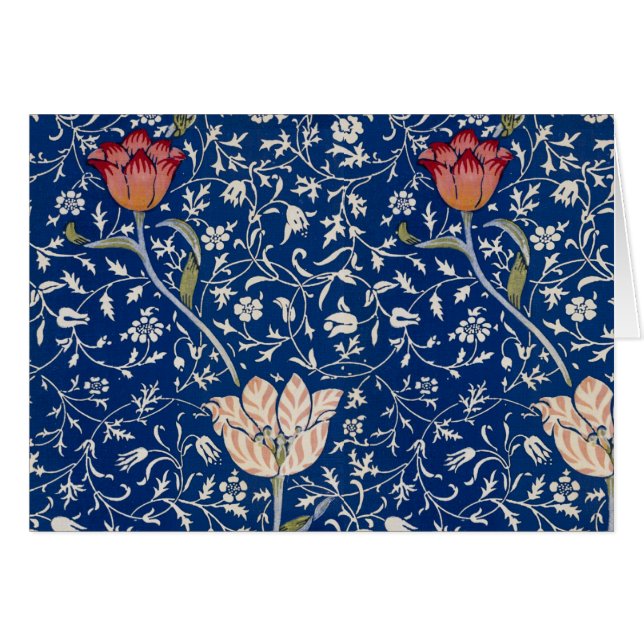 Cartão William Morris Medway Pattern (Frente Horizontal)