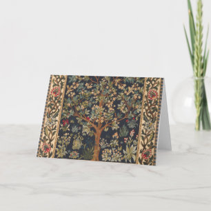 Cartão William Morris - Original Da Árvore Da Vida