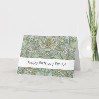 William Morris Primavera Thicket: Floral Antiquado