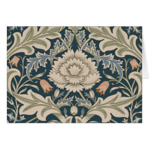 Cartão William Morris Severn Floral Garden Flower Classic