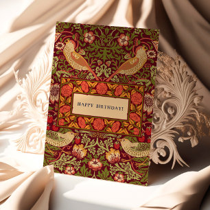 Cartão William Morris Strawberry Thef Birthday Card
