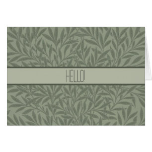 Cartão William Morris Willow Art Garden Flower Classic