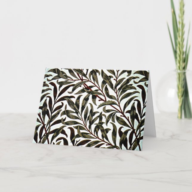 Cartão William Morris, Willow Bough (Frente)