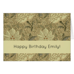 Cartão William Morris Windrush Wallpaper Pattern