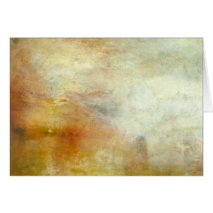 Cartão william Turner - expor ao sol o ajuste sobre um