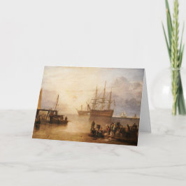 Cartão William Turner - O Sol Se Estabelecendo Através Da