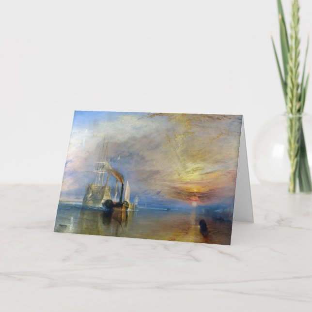 Cartão William Turner - O Temerário de Luta (Frente)