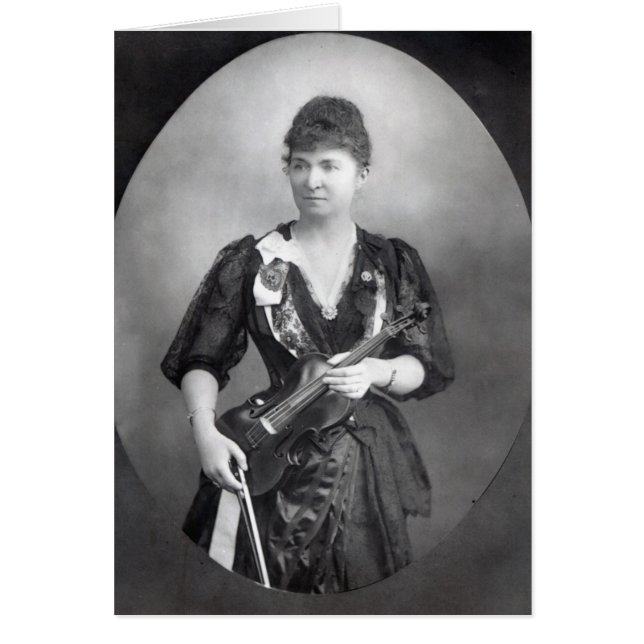 Cartão Wilma Norma Neruda, Lady Halle (Frente)