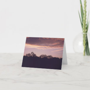 Cartão Windmill Sunset Notecard #1