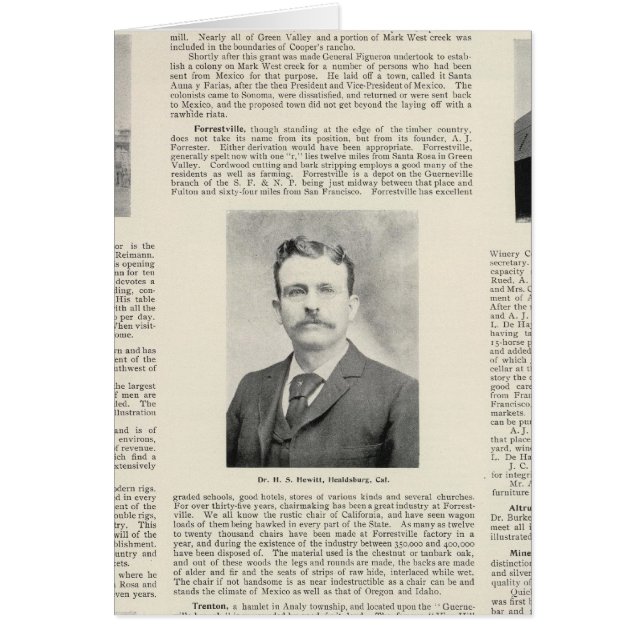 Cartão Windsor, Fulton, Califórnia (Frente)