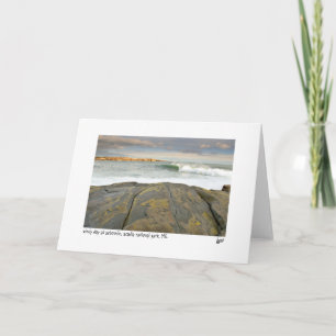 Cartão Windy day at schoodic photo card